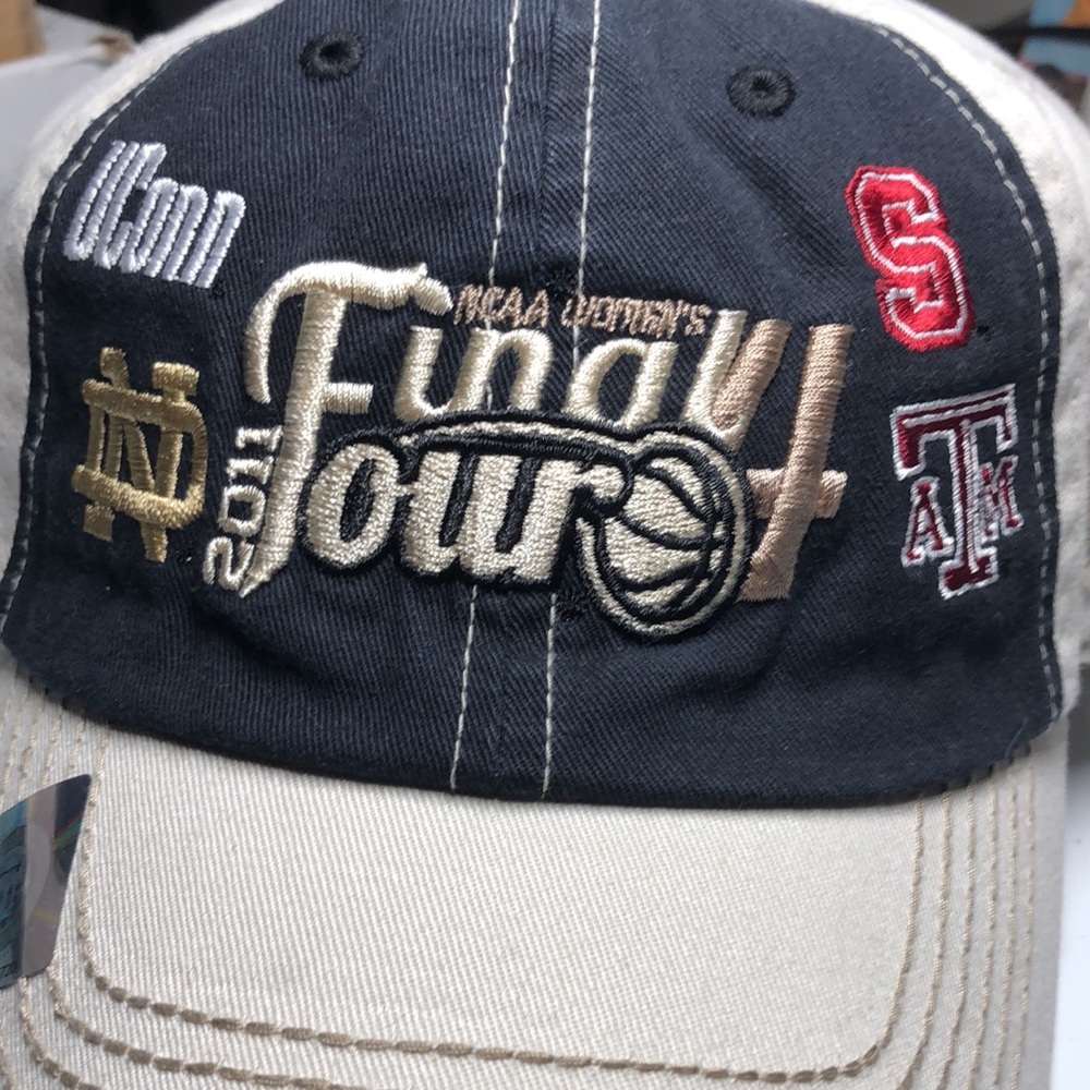 NCAA Final 4 Notre Dame UConn Stanford Texas A&M Women’s Adjustment Hat Cap - Picture 2 of 5